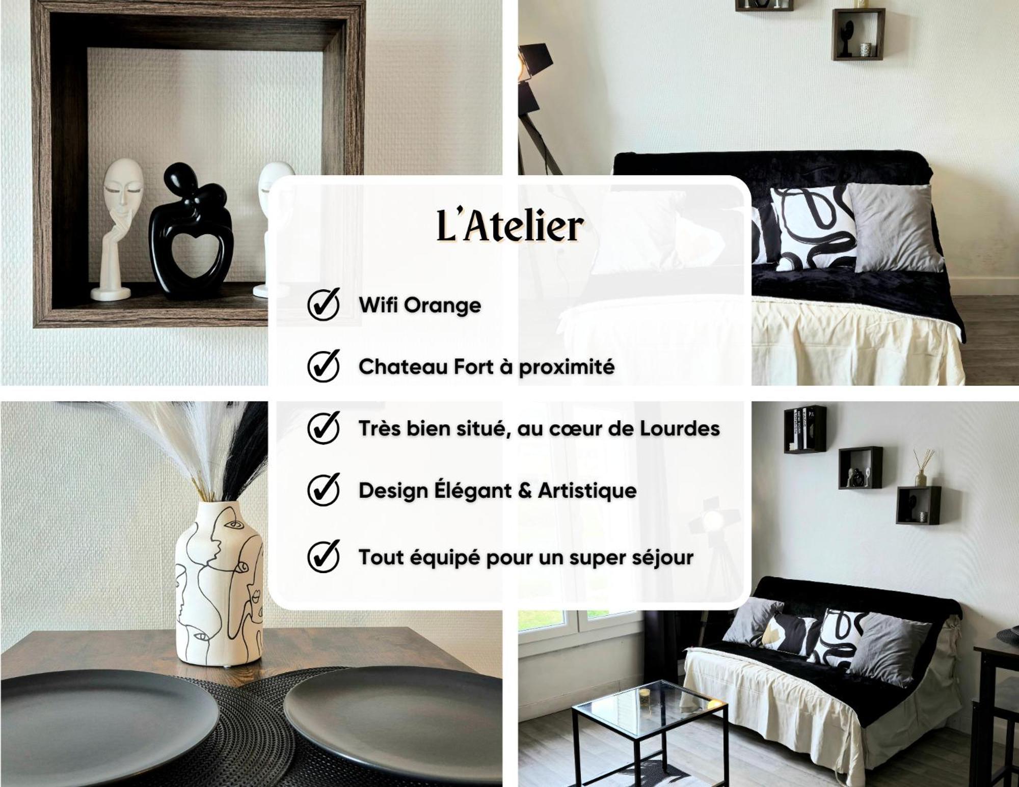 L'atelier-t2 Proche Du Centre-wifi-parking Appartement *