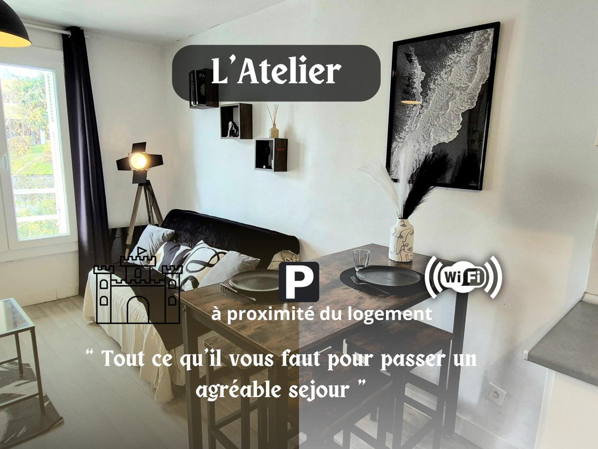 Appartement L'atelier-t2 Proche Du Centre-wifi-parking Lourdes